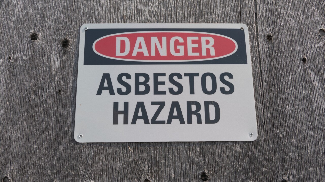 six more sites test positive for asbestos