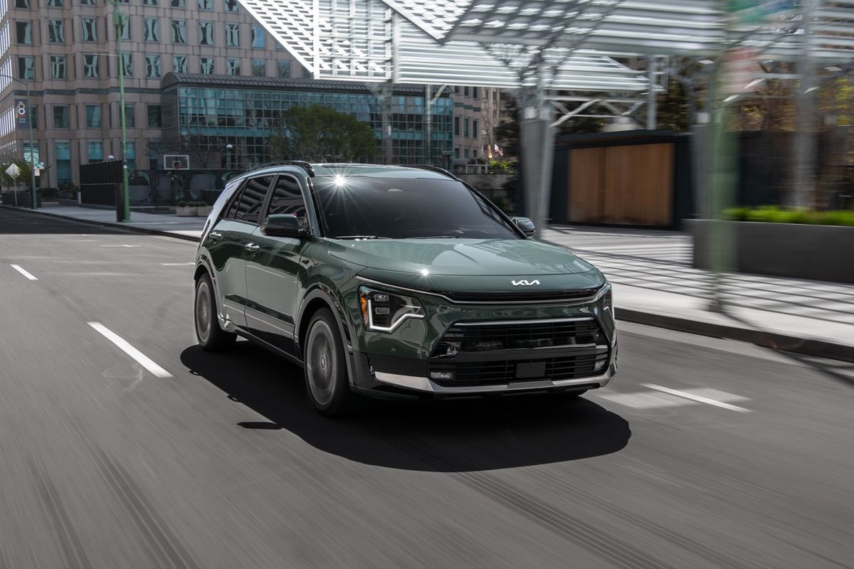 <p><strong>Price: $ 28,315EPA-Estimated fuel economy: 49 MPG combined (base model). 47 MPG combined, gasoline + electric 108 MPGe, EV range 33 miles (PHEV)</strong></p><p>The metamorphosis of the <a href="https://www.roadandtrack.com/news/a46326783/this-modular-kia-van-platform-could-become-35000-ev-pickup/">Kia</a> brand continues as it spreads its wings and shows its true colors. The contemporary design of the Niro's interior and exterior keeps Mother Earth in mind by using sustainable materials like eucalyptus leaves for seating material. The second-generation Niro is available in both hybrid and plug-in hybrid form with an abundant number of options. The PHEV adds an additional boost from its powerful motor making 180 hp and an acceptable 0-60 in 7.3 seconds, and can soar from 50 to 70 in just 5 seconds.</p>