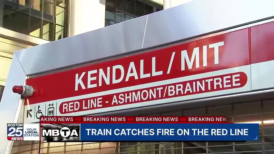 Train Fire On Red Line In Cambridge Interrupts Service