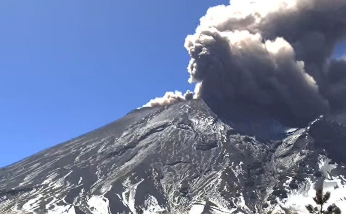 volcán popocatépetl se mantiene en amarillo fase 2 este miércoles 28 de febrero