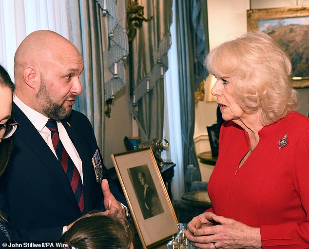 queen camilla praises bravery of british soldier who was killed while protecting his comrades in afghanistan and posthumously awarded a victoria cross