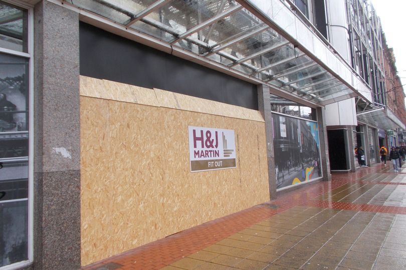 work underway for new tenant at castlecourt shopping centre in belfast