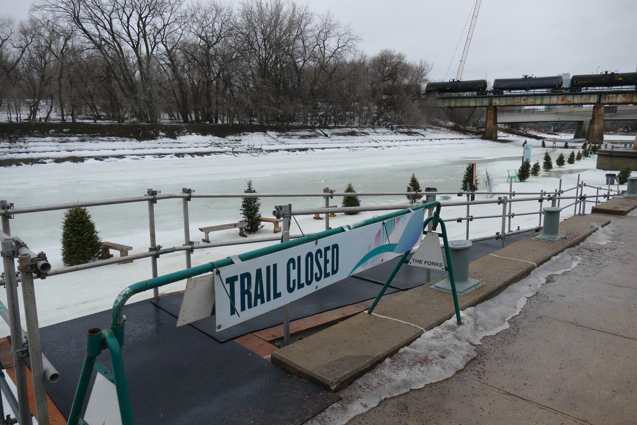 warmerpeg? river skating trail at the forks closes after shortest season ever