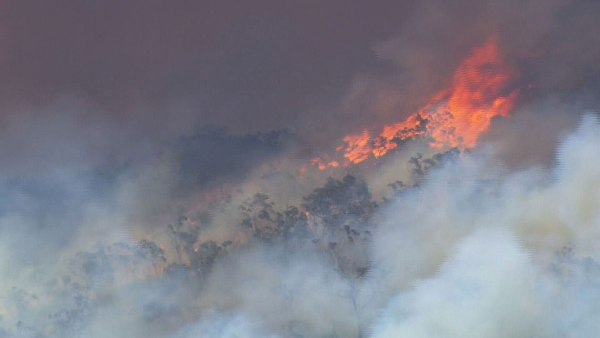 'grave concerns' for communities in victoria as out-of-control fire burns