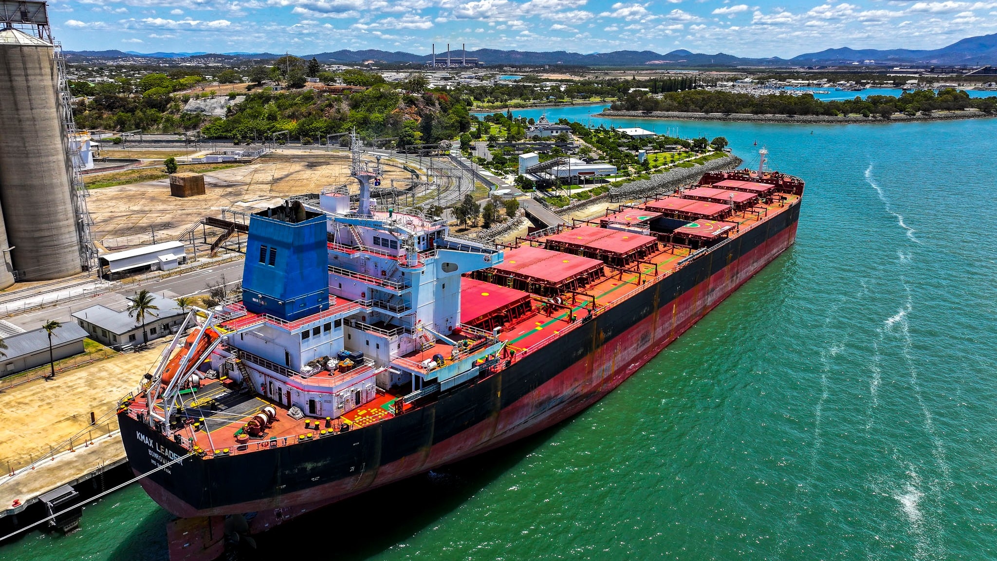 bulk carrier kmax leader banned from australian ports for a year after months stranded in gladstone