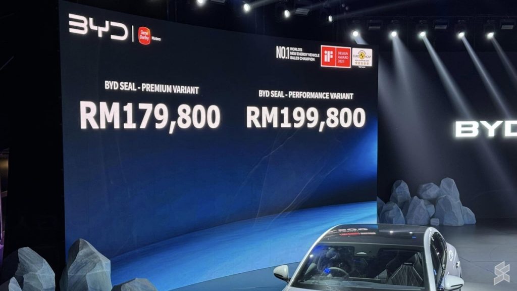 byd seal malaysia: early adopters get free wallbox charger, rm800 ev charging credits