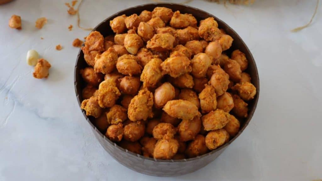 <p>Crispy, crunchy, and coated with a delicious blend of spices, these Air Fryer masala peanuts will become your next favorite healthy snack. </p><p><strong>Get the recipe:</strong> <a href="https://uniquecooks.com/masala-peanuts/">Masala Peanuts</a>.</p>