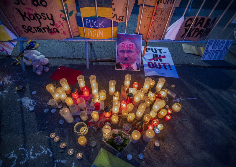 festivaly před ruským velvyslanectvím v praze zahrají proti násilí na ukrajině