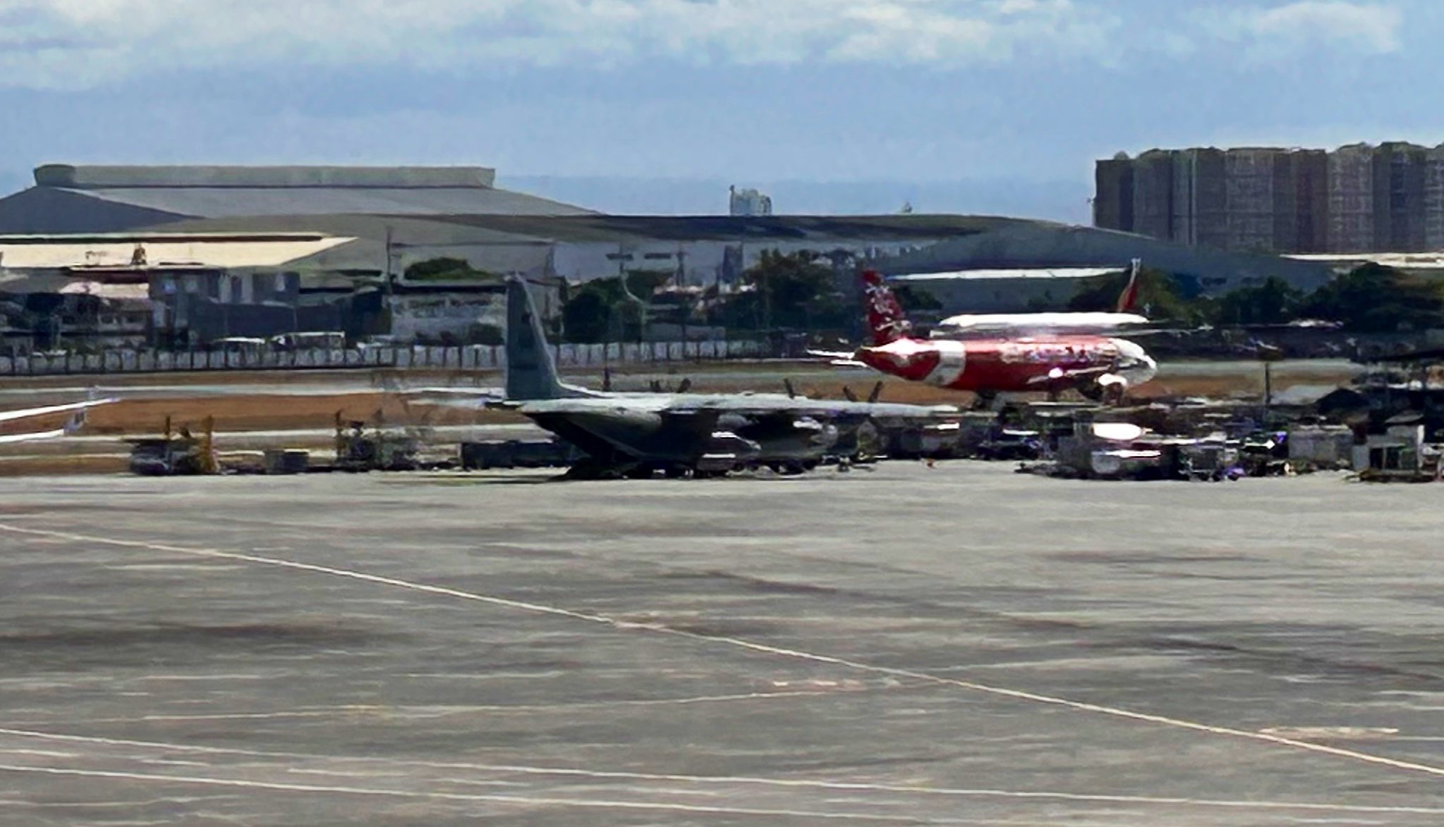 some naia flights delayed due to stalled c-130 aircraft