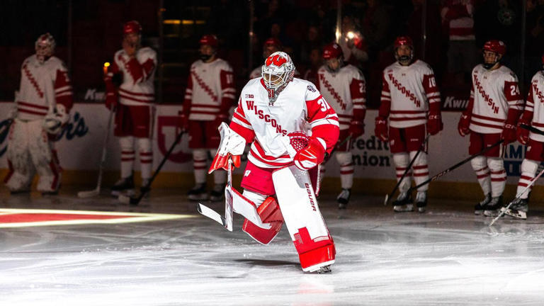 No. 6 Badger men’s hockey relishes target on their back ahead of Penn ...