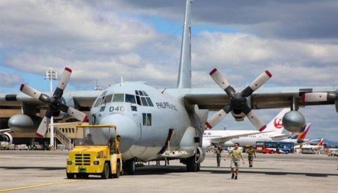 grounded c-130 plane stalls flights at naia