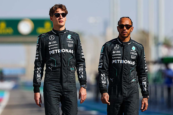 lewis hamilton gives verdict on mercedes car as george russell makes worrying prediction