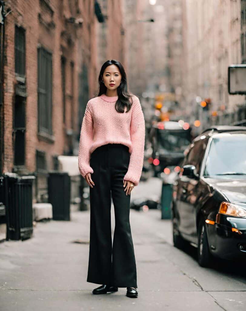 <p>As we know, business casual outfits should be able to keep us comfy all throughout the day and when the weather gets chilly, it’s nice to stay warm in a chunky sweater. You may also try to pair it with black pants to create a sleek silhouette, balancing warmth and professionalism effortlessly.</p>