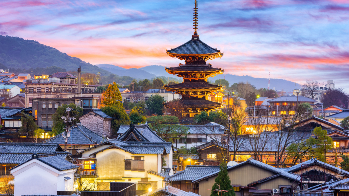 <p>Many Japanese cities are notable for their architectural beauty. Kyoto is often credited as being the most beautiful of them all.</p>