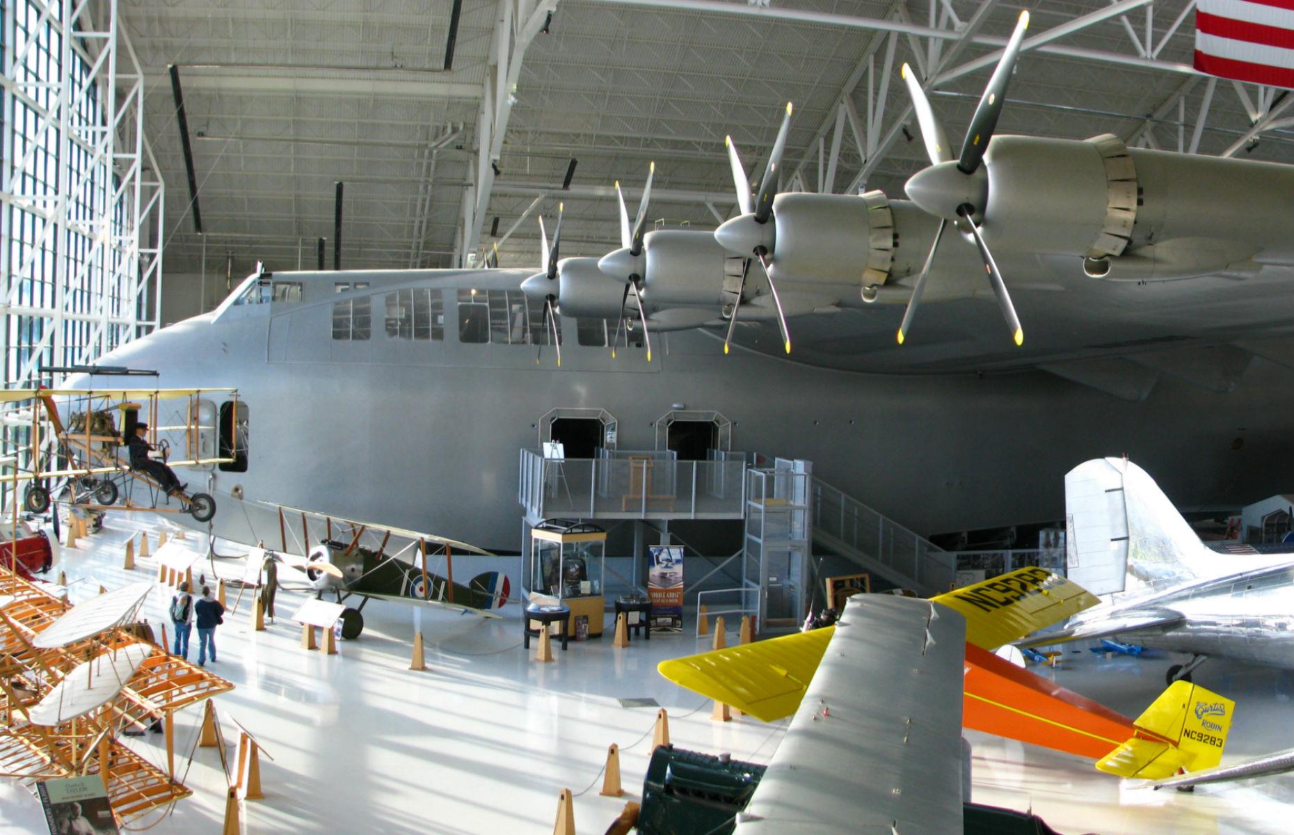 <p>The press dubbed the plane the Spruce Goose because of its material, a name that Hughes reportedly despised. Not only did he feel that it insulted his engineers, but it was also inaccurate – the plane was made from birch. Despite its incredible size and almost-as-incredible cost, the gigantic plane was sadly not destined for a life in the skies. By the time it was completed, the war was over.</p>