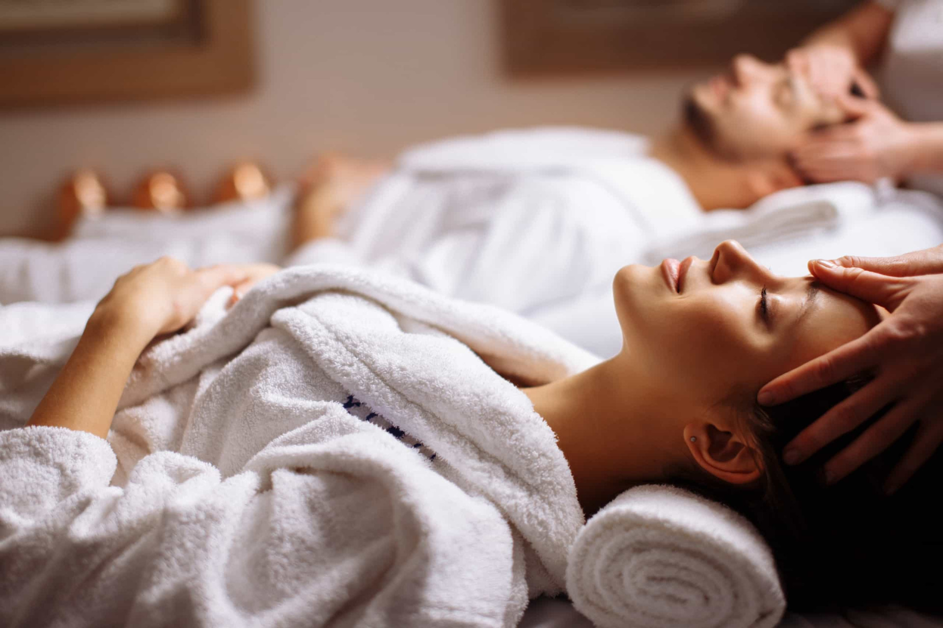 <p><span>Another spa classic is, of course, a massage. While you may not be able to give yourself the level of massage that a professional can, you can definitely give it a go.</span></p>