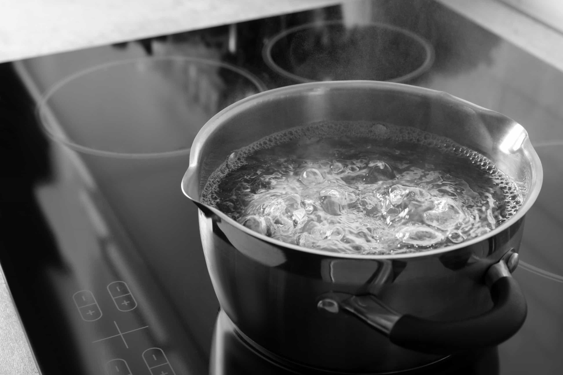<p><span>Steam treatments are great for opening pores so you can remove dirt. Start by filling a pot with water and heating it on the stove until you see it begin to steam. </span></p>
