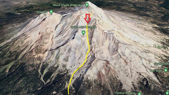 Massive President's Day avalanche on Mount Shasta discovered, no ...