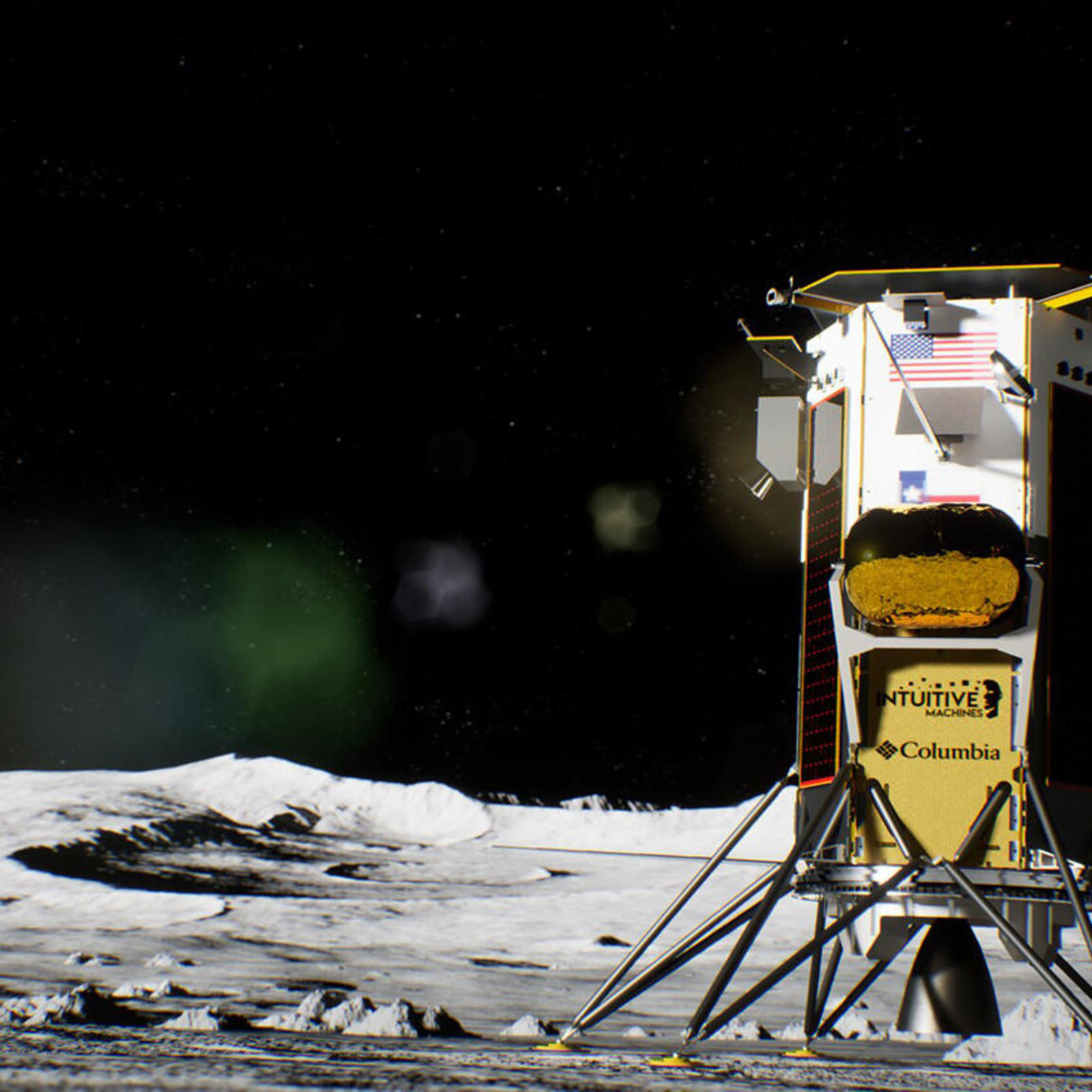 First U.S. Moon Landing Since 1972 As Private Spacecraft Touches Down