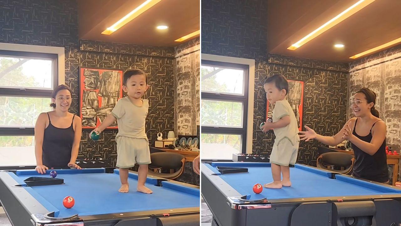 rocco nacino shares funny video of son ez giving them 'mini heart attacks'