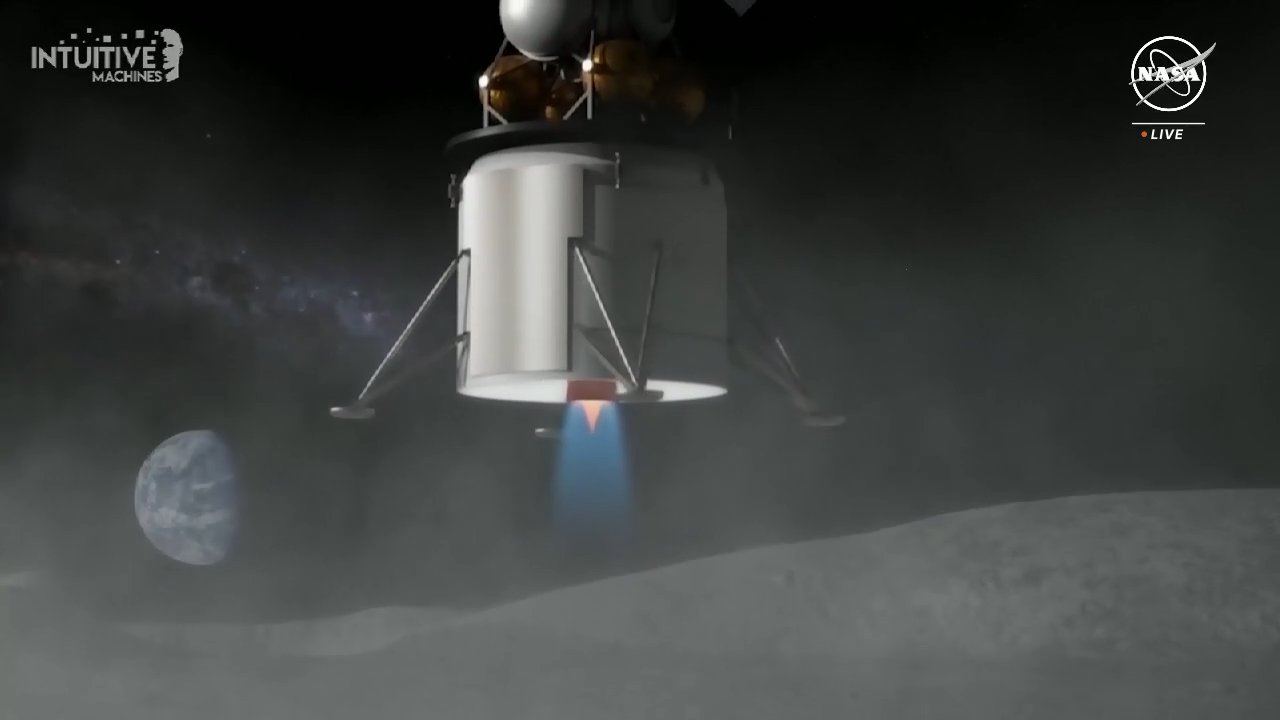 amazon, odysseus becomes first commercial spacecraft to land on moon