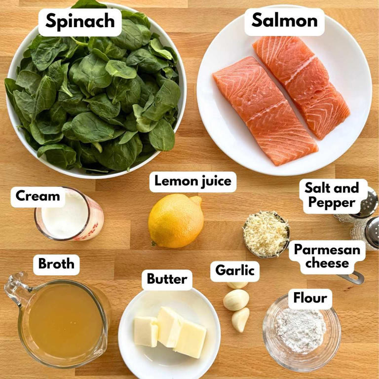 Easy Salmon Florentine Recipe