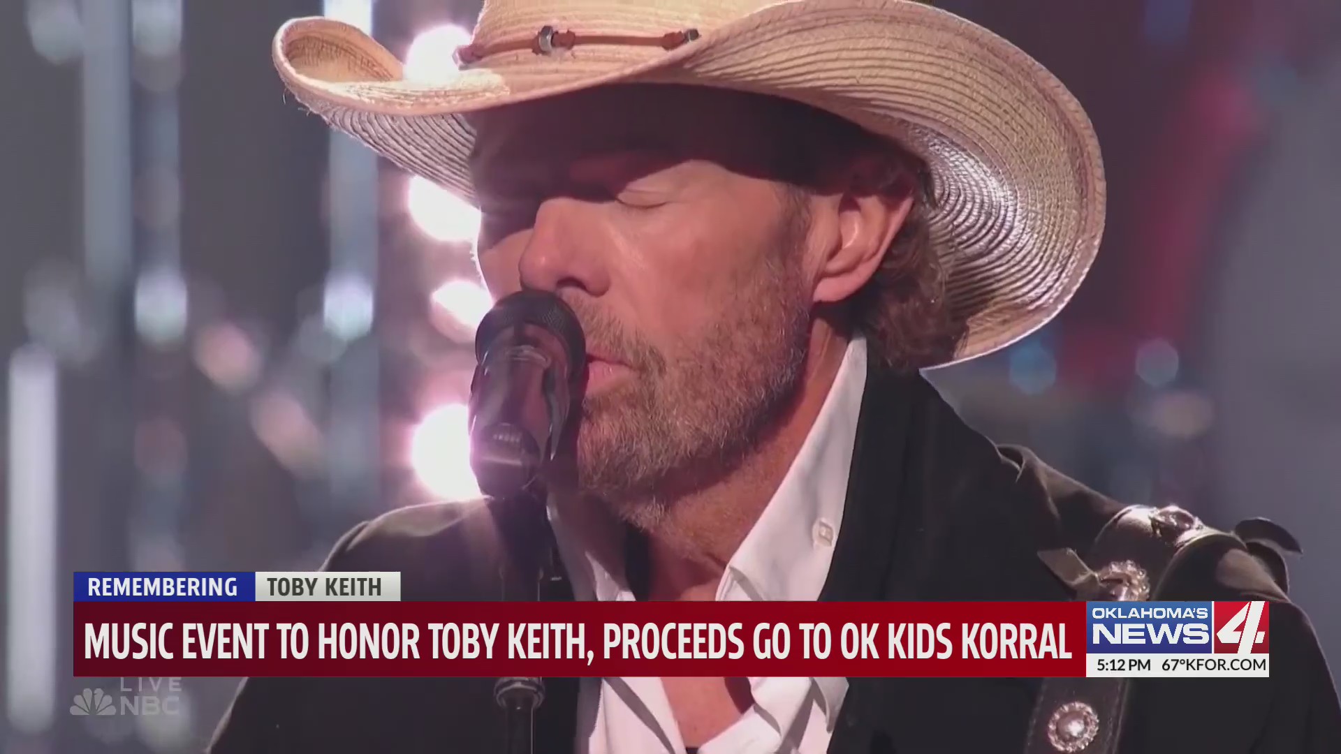 Music Event To Honor Toby Keith, Proceeds Go To OK Kids Korral