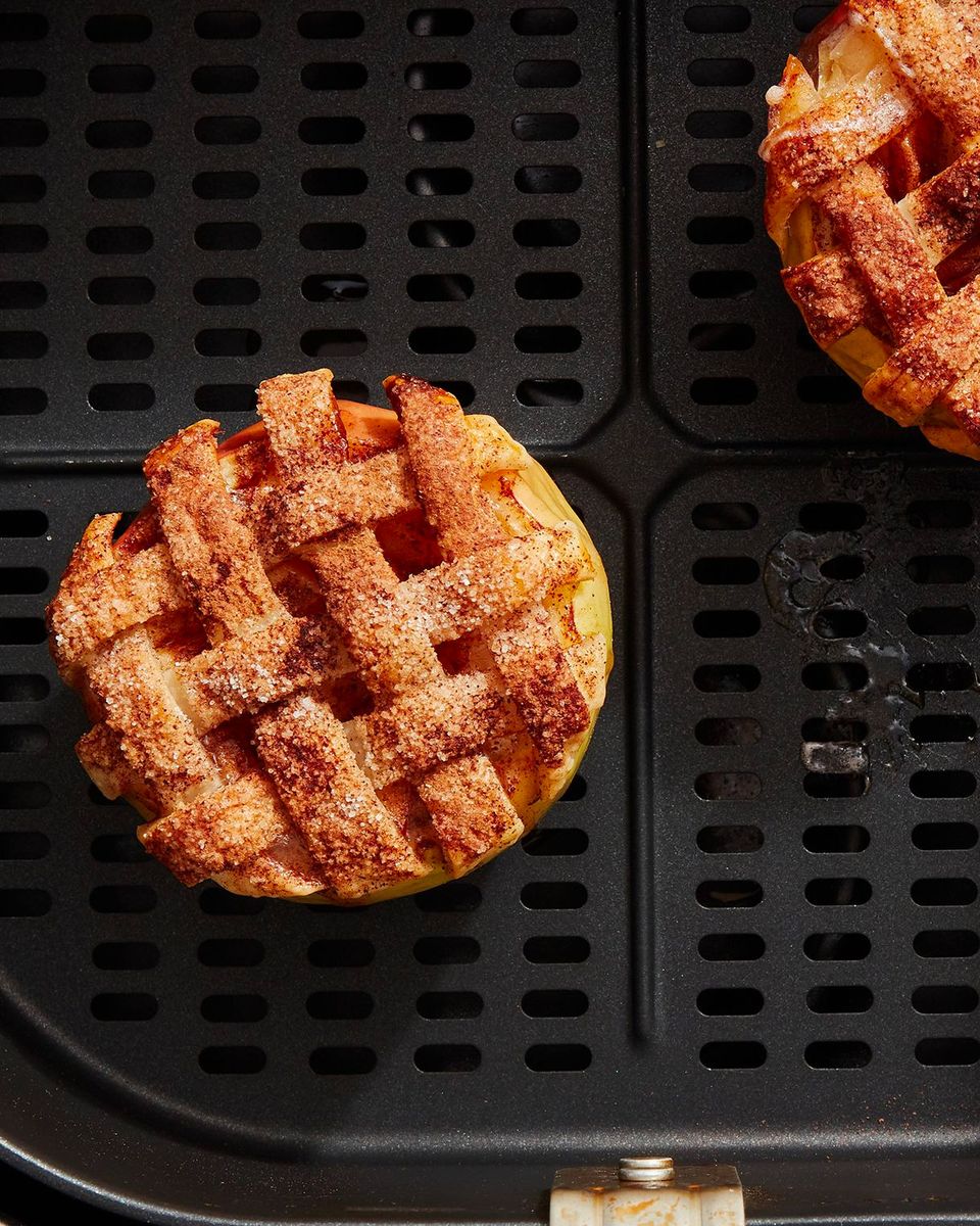 la receta más sencilla para hacer pasteles de manzana en la freidora de aire