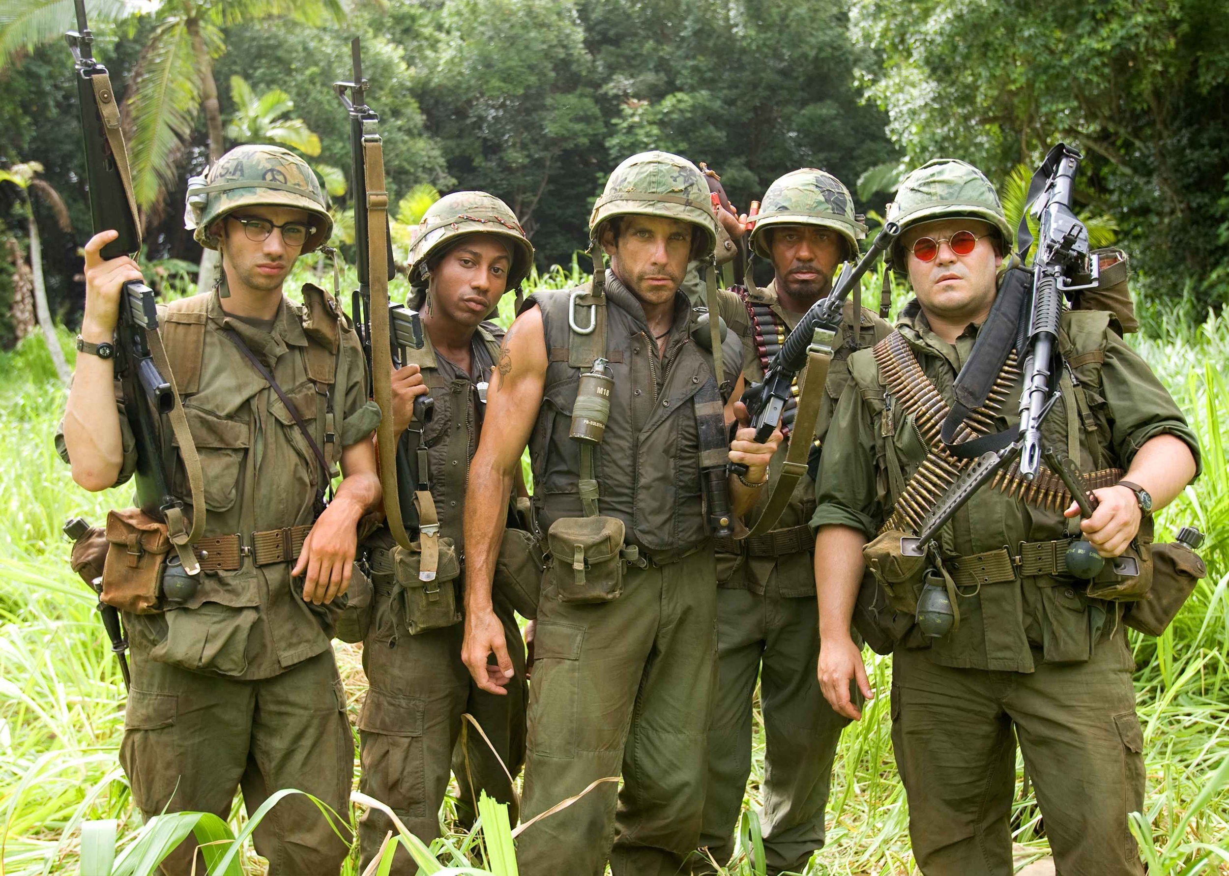 <p><em>Tropic Thunder</em> was always going to be about actors taking themselves too seriously, but the nature of the plot changed. Initially, the script was about actors who go to a boot camp and return with PTSD. Then, they pivoted to a version of the story that could also lampoon war movies. The proliferation of celebrity news and companies like TMZ over the years helped make writing the script easier since Stiller and Theroux realized moviegoers would be more aware of the inner workings of Hollywood.</p><p>You may also like: <a href='https://www.yardbarker.com/entertainment/articles/the_ultimate_karol_g_playlist_022324/s1__39931626'>The ultimate Karol G playlist</a></p>