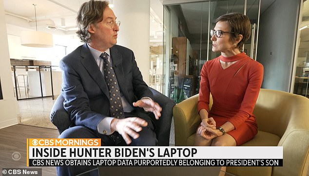 cbs says it has returned notes belonging to journalist who was 'fired for investigating hunter biden' and denies trying to stop her reporting as ted cruz insists she was punished for going after the truth