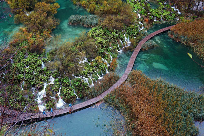 1. De Plitvicemeren (Kroatië)