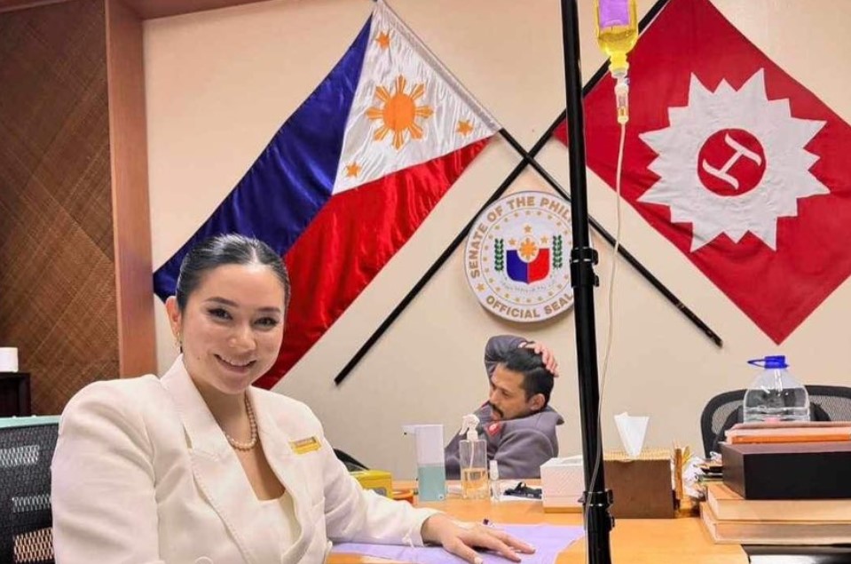 ethics chair nancy bothered by mariel's gluta drip at robin's office