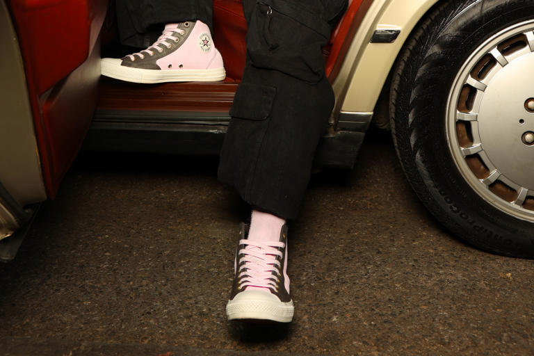 The Chuck Taylor All Star style from Converse's Black Joy collection. Denise Hewitt