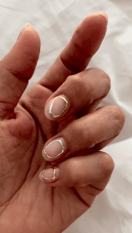 30 metallic nail designs for a luxe and edgy manicure