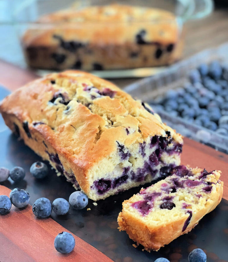 Blueberry Cream Cheese Bread