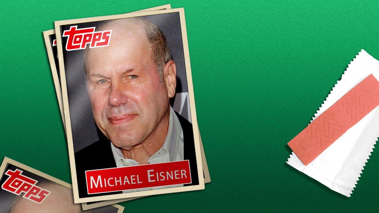 ex-disney chief michael eisner sells off last of his topps empire
