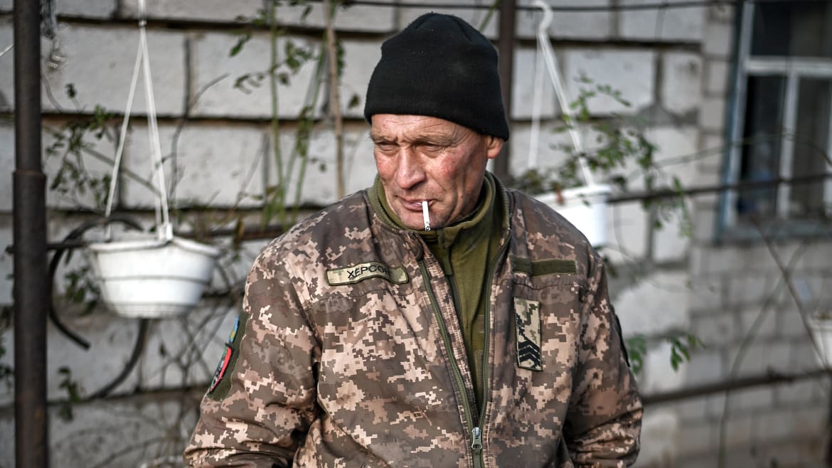 bad backs, dodgy knees: old men take over the defense of ukraine at the second anniversary