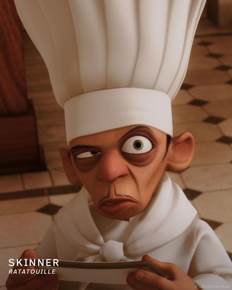 El chef Skinner de Ratatouille