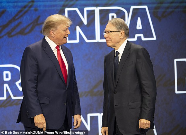 former nra head wayne lapierre is found liable of corruption after lavishing his employer's funds on private jets and accepting expensive presents