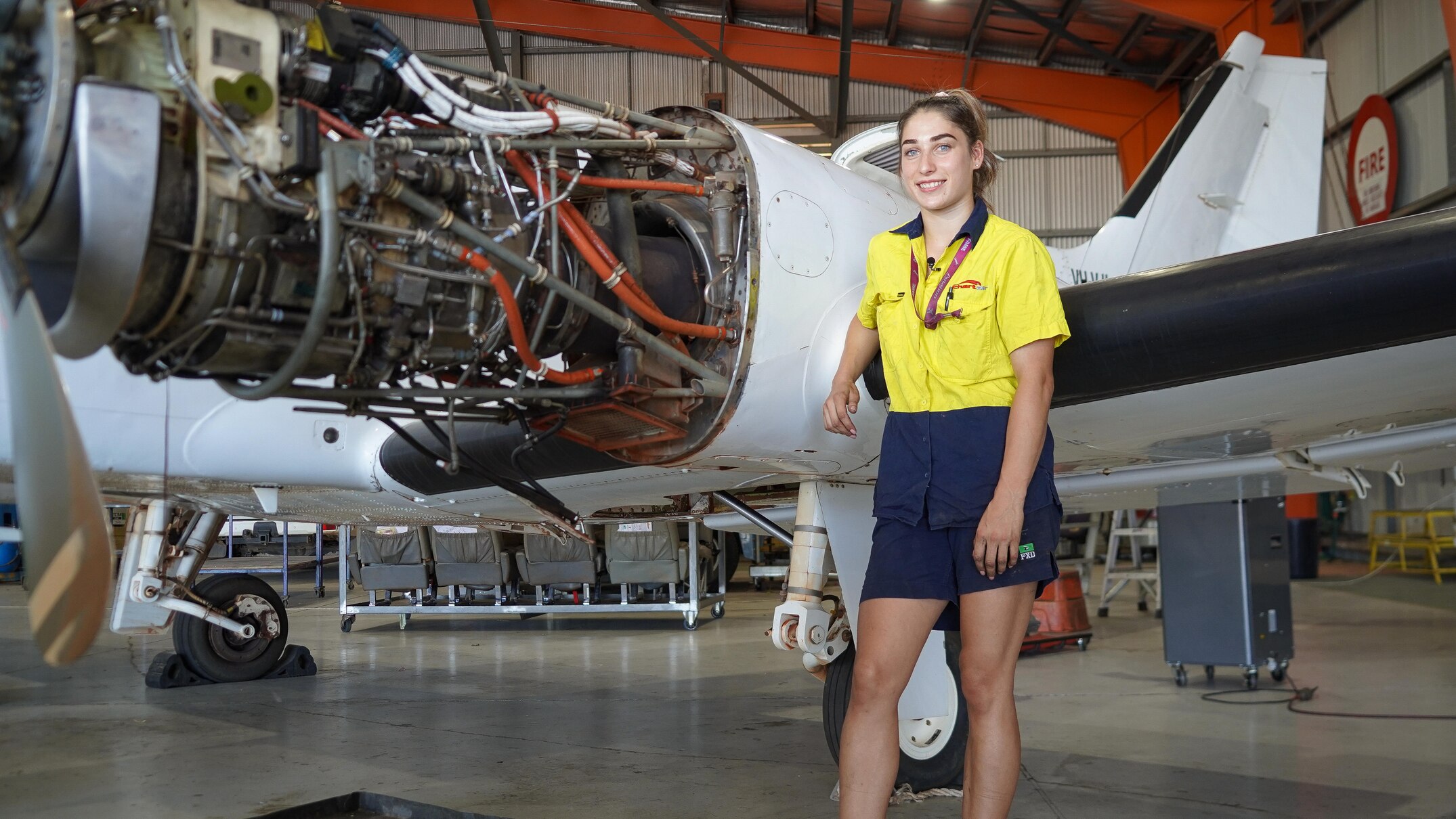 trades shortage prompts nt aviation company to recruit women to fill the gap