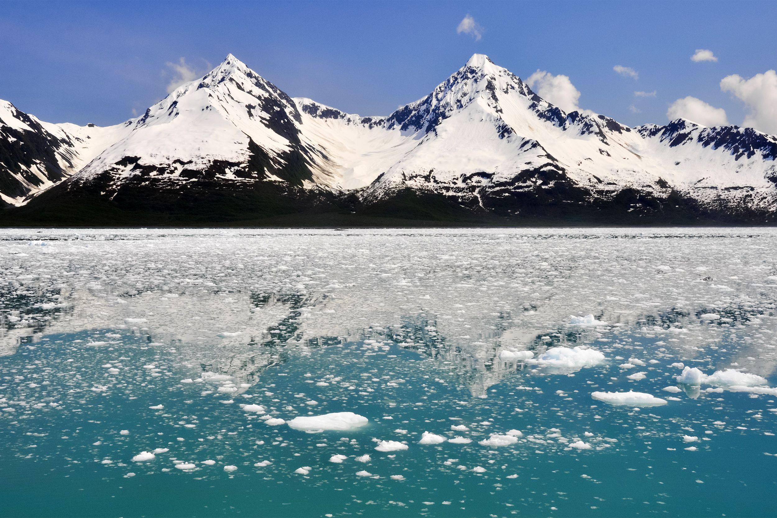 <p>If there's any place left on the planet where the Ice Age can be said to survive, it is perhaps <a href="https://www.nps.gov/kefj/index.htm">Kenai Fjords National Park</a>. About 40 glaciers are found within among lush forests and thriving wildlife. Even here, though, glaciers are shrinking as global warming takes its toll. </p>