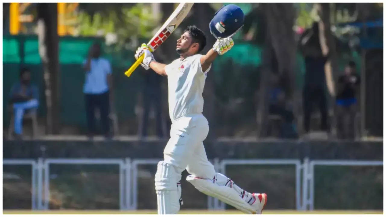 musheer khan smacks maiden double century to rescue mumbai in ranji trophy quarterfinals