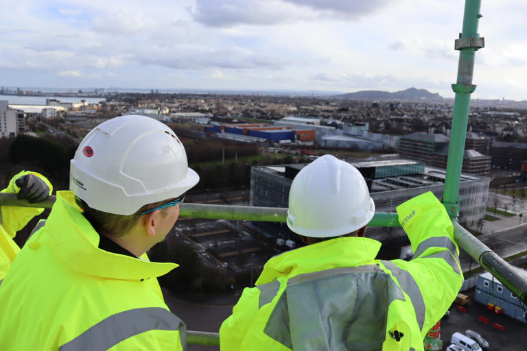 Edinburgh's historic Granton gas holder is first visit for new Scotland ...