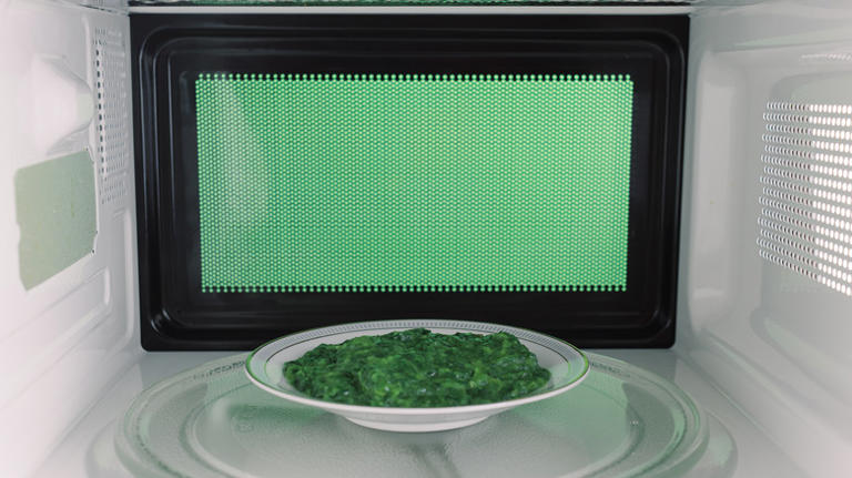 The One Tip To Remember When Steaming Spinach In The Microwave