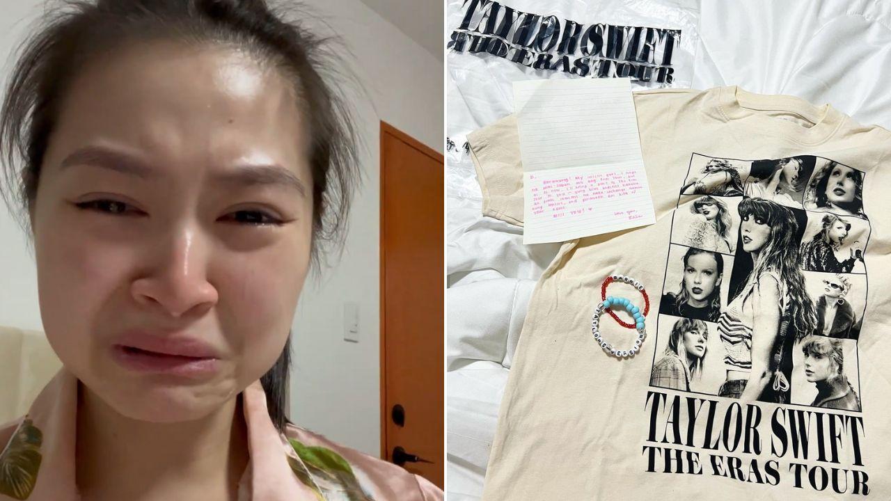 barbie forteza moved to tears after rain matienzo gifts her 'eras tour' merch