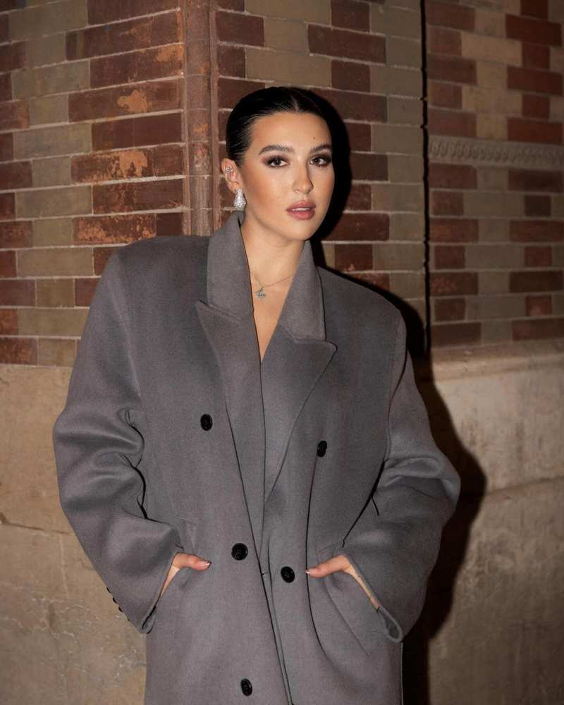 el impresionante abrigo de alba díaz que triunfa entre las más fashionistas y sigue todas las tendencias de moda