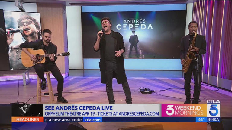 Latin Grammy Winner Andrés Cepeda brings tour to SoCal
