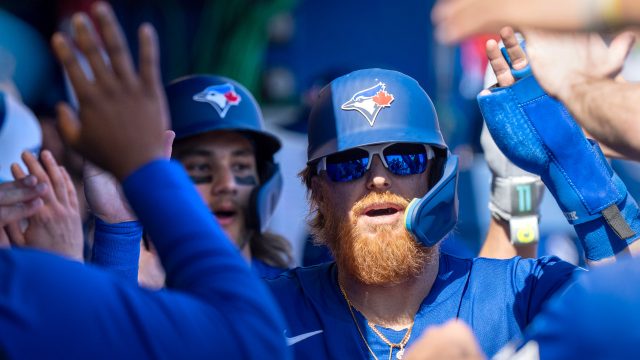 justin turner already showing what he can provide for blue jays
