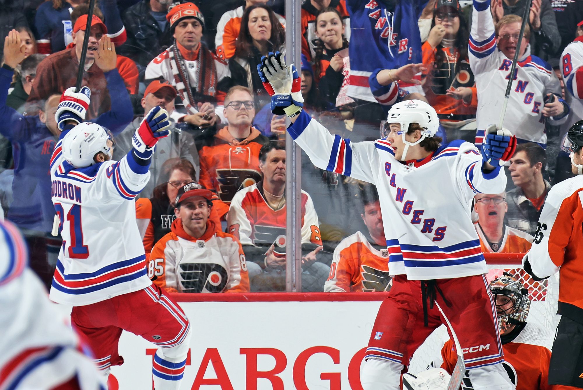 Matt Rempe Provides Spark With Fight, Goal As Rangers Tie Franchise ...