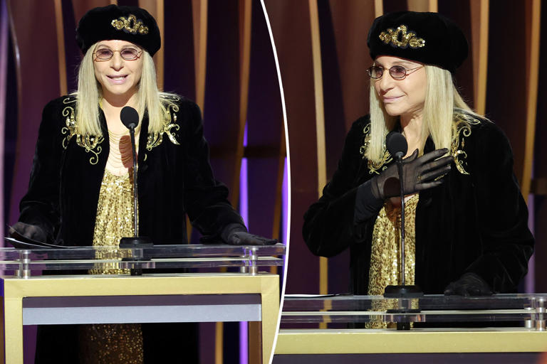 Barbra Streisand gives moving speech for lifetime achievement award at SAGs: ‘Such a wonderful award’